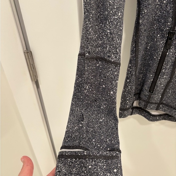 Lululemon Define Jacket Luminesce Splatter White Black Size 4 - Picture 7 of 16